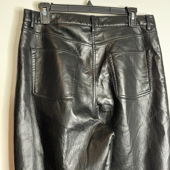 Wilfred | Women’s Black Vegan Leather Melina Pants Size 12 - Picture 5 of 8